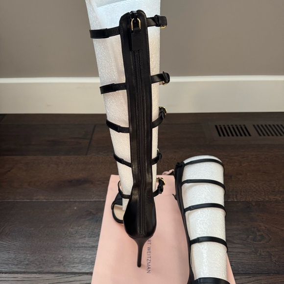 Stuart Weitzman Nudistcurve Gladiator Sandal 100mm - Picture 5 of 13